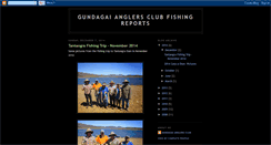 Desktop Screenshot of gundagaianglersclubfishingreports.blogspot.com