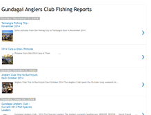 Tablet Screenshot of gundagaianglersclubfishingreports.blogspot.com