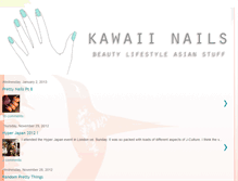 Tablet Screenshot of kawaii-nails.blogspot.com