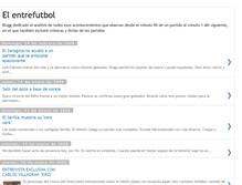 Tablet Screenshot of elentrefutbol.blogspot.com