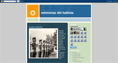 Desktop Screenshot of memoriasdelhallista.blogspot.com