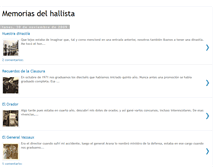 Tablet Screenshot of memoriasdelhallista.blogspot.com