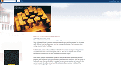 Desktop Screenshot of goldmoneyblog.blogspot.com