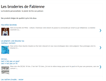 Tablet Screenshot of lesbroderiesdefabienne.blogspot.com