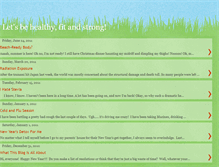 Tablet Screenshot of healthyfitstrong.blogspot.com