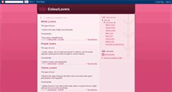 Desktop Screenshot of colourlovers.blogspot.com