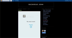 Desktop Screenshot of buckheadjohn.blogspot.com