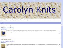 Tablet Screenshot of carolynkernknits.blogspot.com