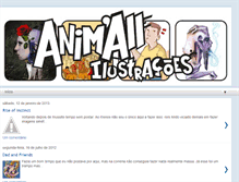 Tablet Screenshot of animalilustracoes.blogspot.com