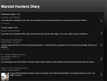 Tablet Screenshot of marxisthunter.blogspot.com