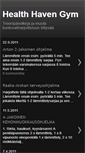 Mobile Screenshot of healthhavengym.blogspot.com