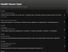 Tablet Screenshot of healthhavengym.blogspot.com