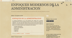 Desktop Screenshot of enfoquesdeadministracion.blogspot.com