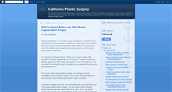 Desktop Screenshot of california-plastic-surgery.blogspot.com