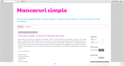 Desktop Screenshot of mancarurisimple.blogspot.com
