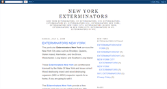 Desktop Screenshot of newyorkexterminators.blogspot.com