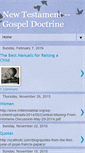 Mobile Screenshot of newtestamentgospeldoctrine.blogspot.com