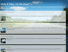 Tablet Screenshot of mollymikecrosscountry.blogspot.com