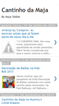 Mobile Screenshot of cantinhodamaja.blogspot.com