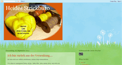 Desktop Screenshot of heidesstrickbuero.blogspot.com