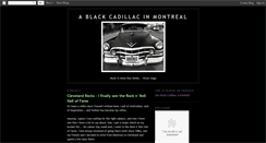 Desktop Screenshot of blackcadillacinmontreal.blogspot.com