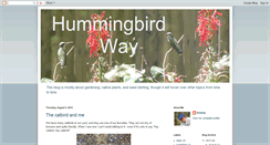 Desktop Screenshot of hummingbirdway.blogspot.com