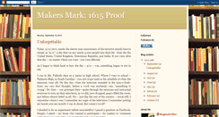 Desktop Screenshot of makersmark1615proof.blogspot.com