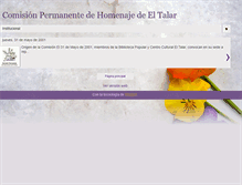 Tablet Screenshot of comisionhomenajedeeltalar.blogspot.com