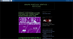 Desktop Screenshot of grupopoeticovertice2.blogspot.com