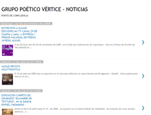 Tablet Screenshot of grupopoeticovertice2.blogspot.com