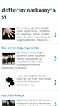 Mobile Screenshot of defteriminarkasayfasi.blogspot.com