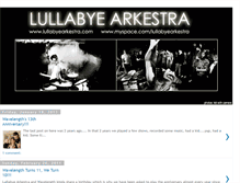 Tablet Screenshot of lullabyearkestra.blogspot.com