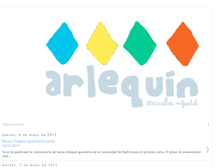 Tablet Screenshot of escuelarlequin.blogspot.com