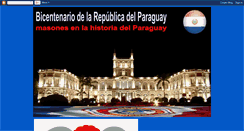 Desktop Screenshot of bicentenarioparaguay2011.blogspot.com