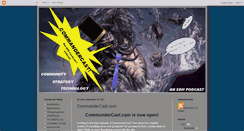 Desktop Screenshot of commandercast.blogspot.com