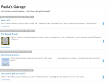 Tablet Screenshot of paulasgarage.blogspot.com
