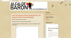 Desktop Screenshot of alcaldebaron.blogspot.com