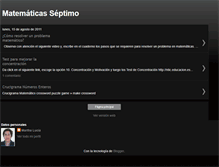 Tablet Screenshot of mateseptimo.blogspot.com