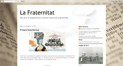 Desktop Screenshot of lafraternitat.blogspot.com