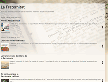 Tablet Screenshot of lafraternitat.blogspot.com