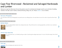Tablet Screenshot of capefearriverwood.blogspot.com