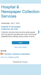 Mobile Screenshot of hospitalnewspapercollectionservices.blogspot.com