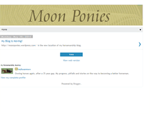 Tablet Screenshot of moon-ponies.blogspot.com