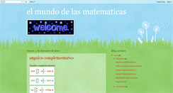 Desktop Screenshot of matematicatriangulos.blogspot.com