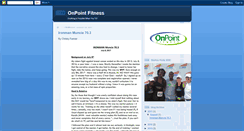 Desktop Screenshot of onpointfitness.blogspot.com