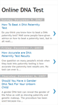 Mobile Screenshot of online-dna-test.blogspot.com