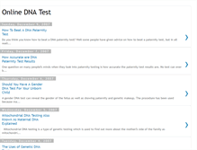 Tablet Screenshot of online-dna-test.blogspot.com