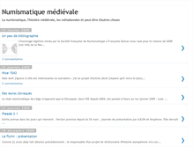 Tablet Screenshot of numismatique-medievale.blogspot.com