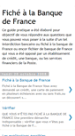 Mobile Screenshot of fiche-banque-de-france.blogspot.com