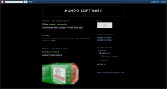 Desktop Screenshot of mundosoftware2.blogspot.com